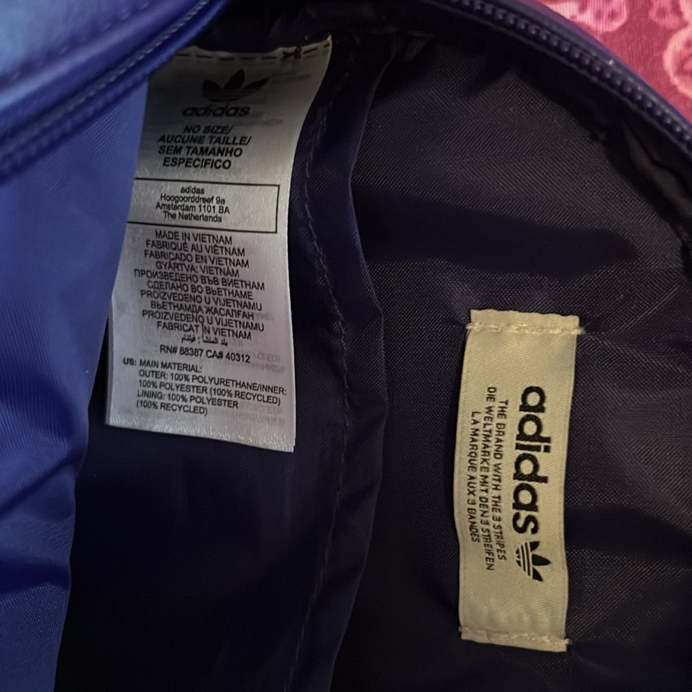 adidas originals Adicolor Deep Purple Round Bag - Picture 8 of 9